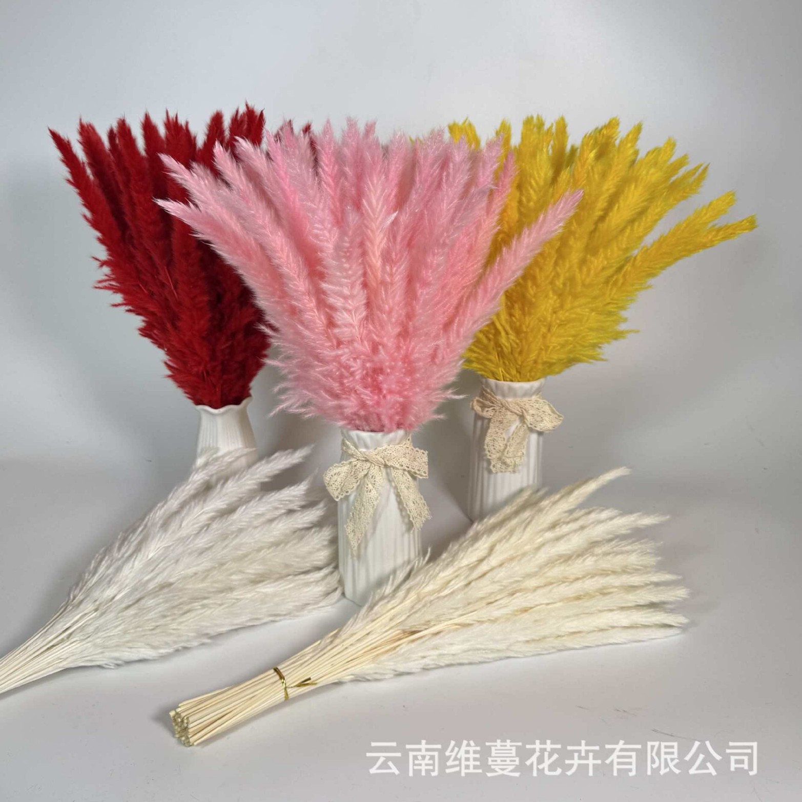 Small Dried Reed Flower Bouquet, Handmade DIY Home Decoration, Factory Direct Supply, Wholesale, Cross-Border Exclusive Supply