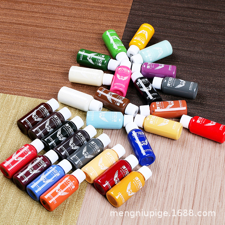 Leather Edge Oil Leather Goods Leather Edge Oil Stretch Handmade Multicolor Repair Strap Handle Repair Matte 33 Color