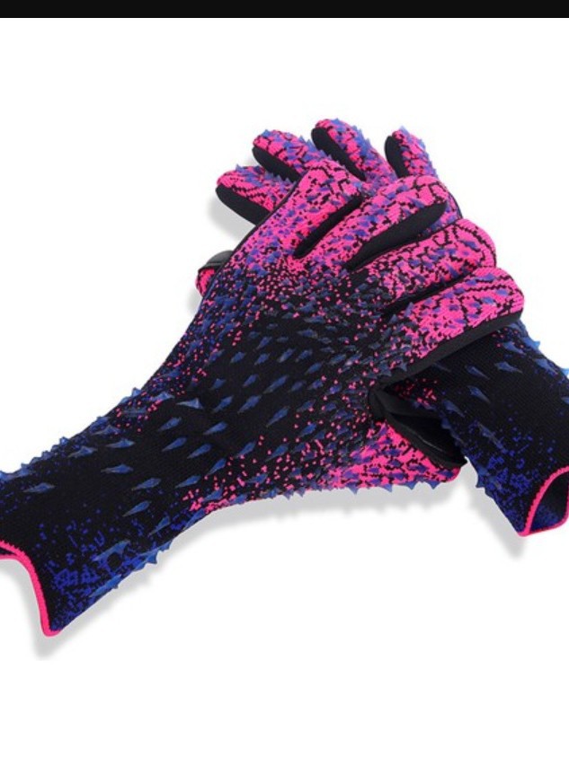 Football Goalkeeper Gloves for Children and Adults, Special Thickened Wear-Resistant Breathable Latex Football Gloves for Cross-Border Games