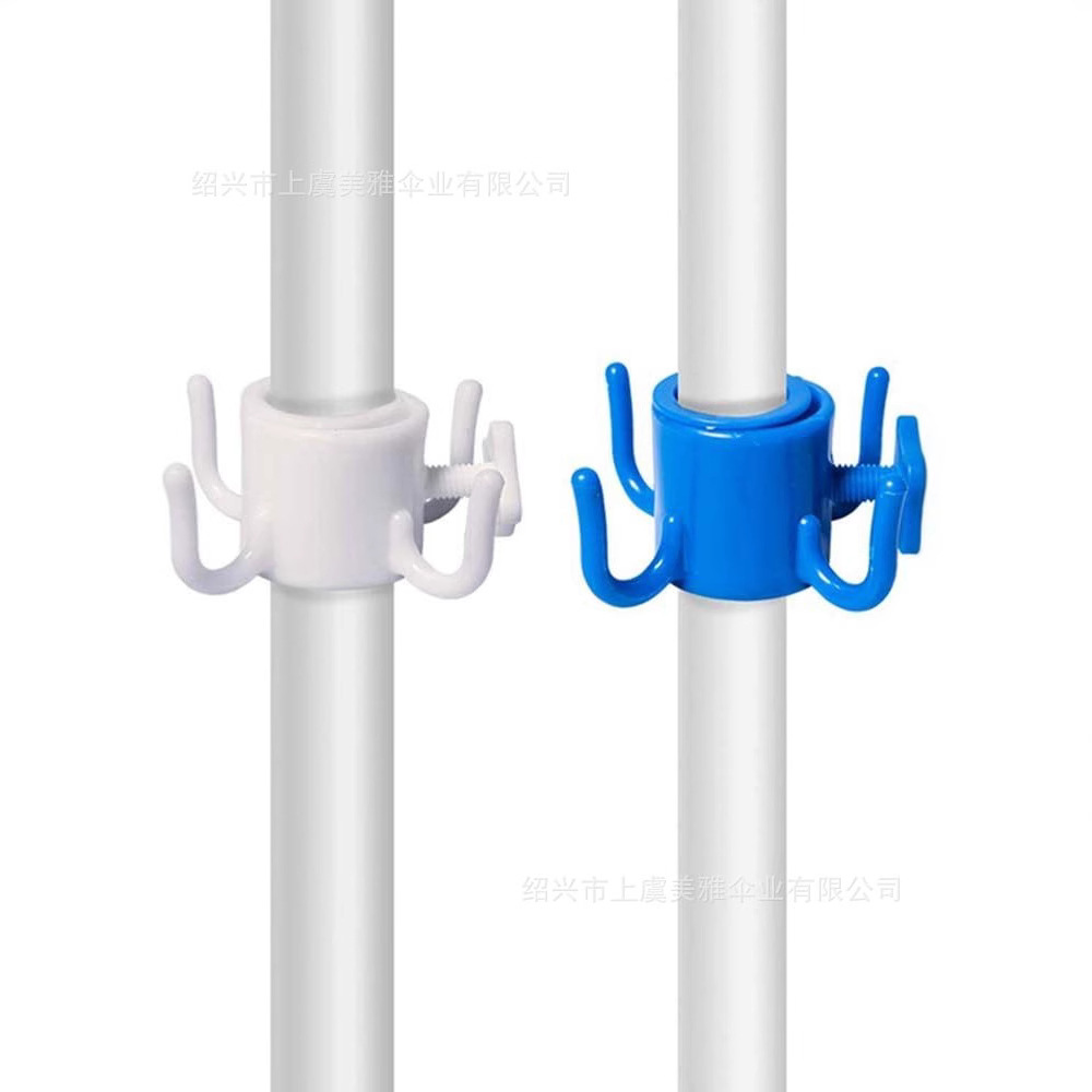 Пляжный зонт Amazon с четырьмя ножками, крючок для двора, зонт с пластиковым крючком, якорь для зонта, многоцветный крючок