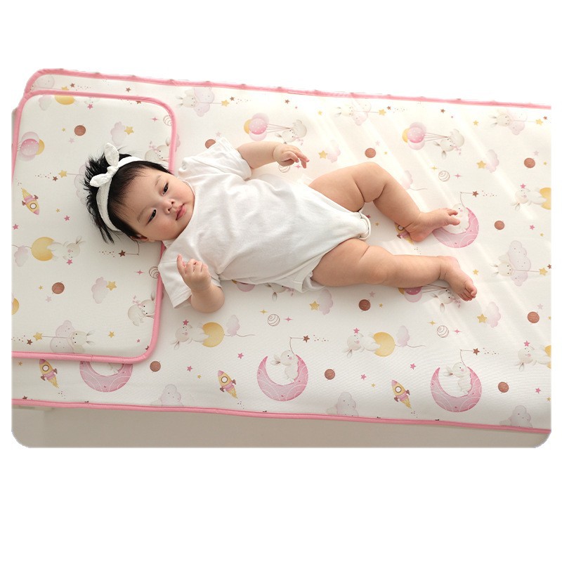 Children's Cooling Mat, Tencel Ramie Cooling Mat, Class a Maternal and Infant Grade Cooling Mat, Ice Silk Cooling Mat, Summer Kindergarten Nap Mat