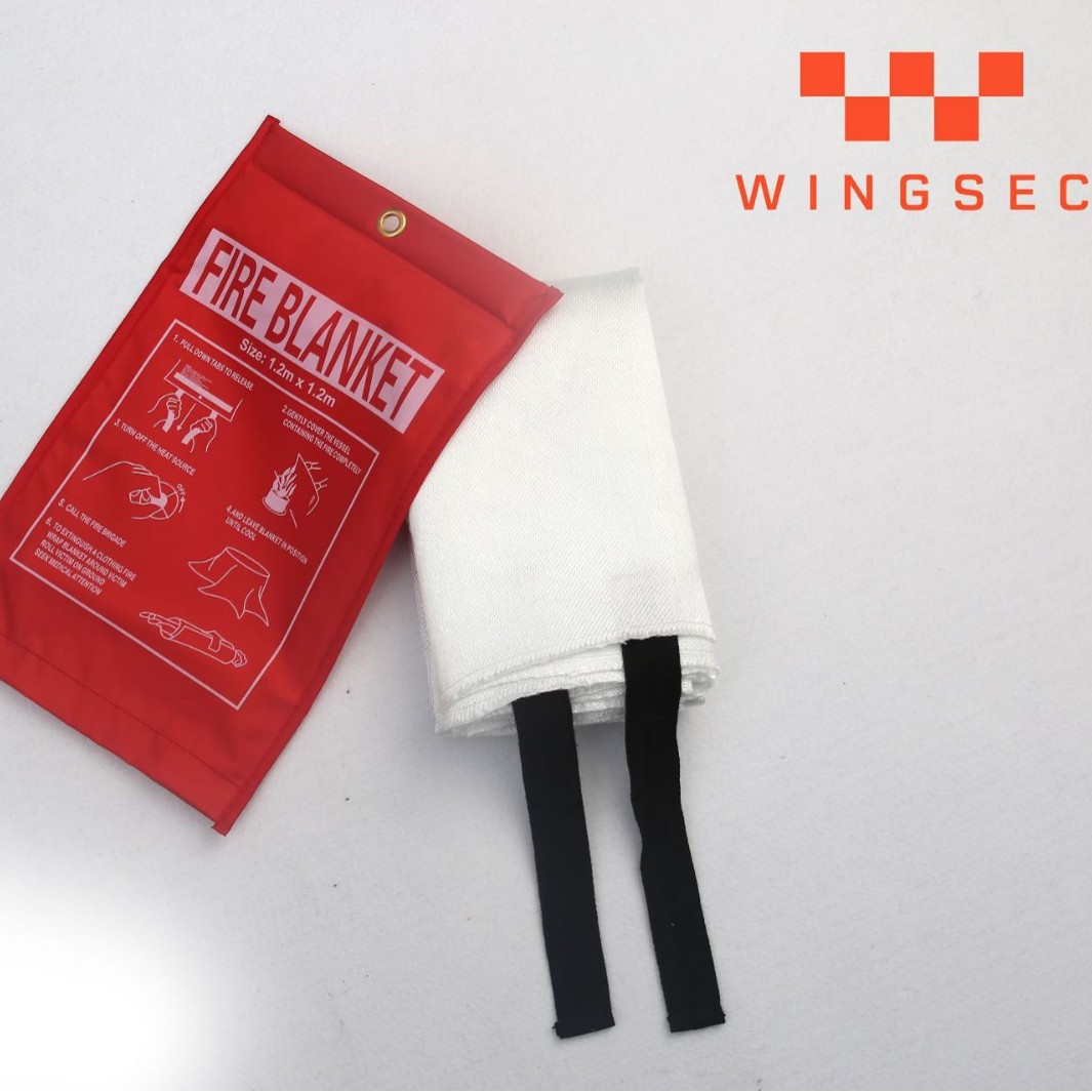 Silicone Fire Blanket National Standard Type Inspection Report Double-Sided Rubberized Fiberglass Fire Blanket High Temperature Resistance Fire Retardant