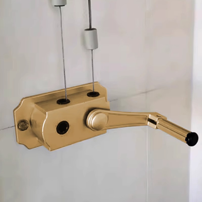 Balcony lifting clothes hanger hand crank handle handle cool clothes pole six-tooth angle hand crank universal accessories