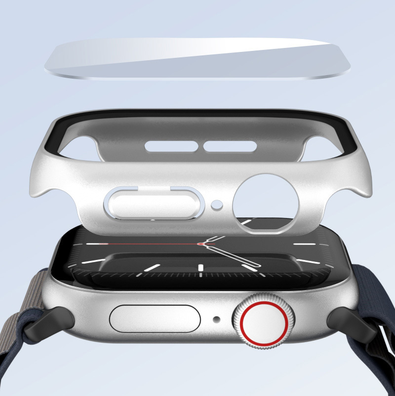 Suitable for Apple Iwatch11 Watch Case, Pc Tempered Film, All-Inclusive Applewatch Watch Case, Integrated Protective Case