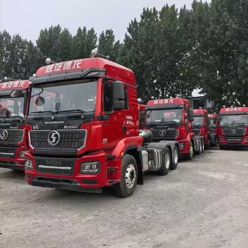 Foreign Trade Shaanxi Automobile Delong M3000 Tractor Head National V Weichai 460 Horsepower Tires 90% New Semi-Trailer Tractor