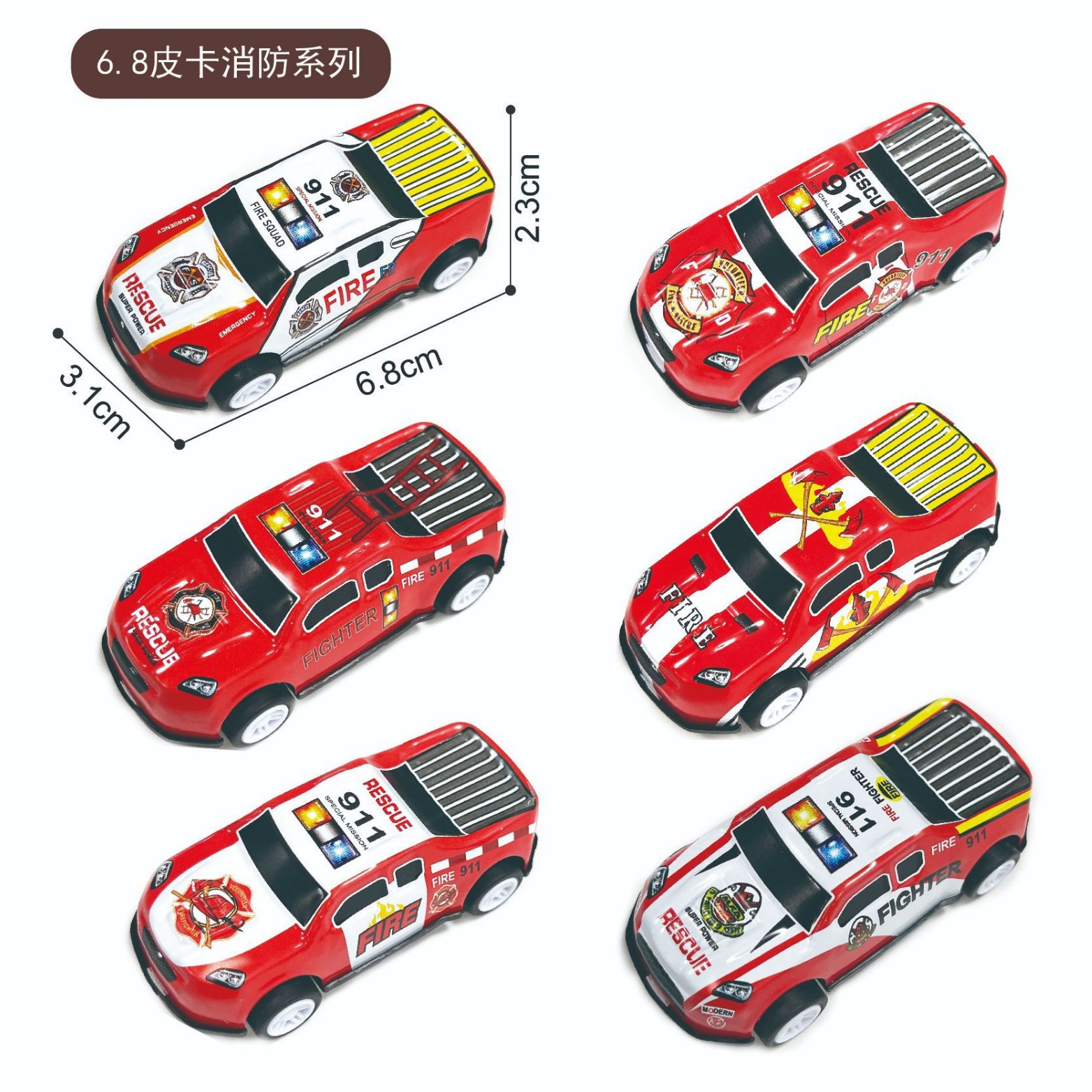 Cross-Border Mini Alloy Racing Iron Car Children's Pull-Back Racing Car Multi-Style Simulation Cartoon Car Wholesale