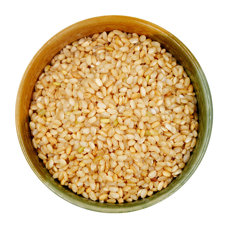 Cooked Brown Rice, Low-Temperature Baked Cooked Grain Grinding Raw Materials, Freshly Ground Raw Materials 500g Coarse Grain Baking