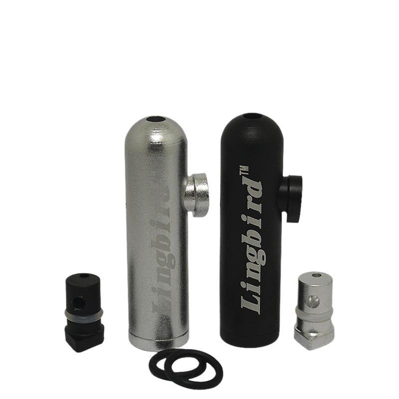 Металлическая бутылка для нюхательного табака с возможностью выпуска дыма, без заусенцев, защита от боковых утечек, встроенный дизайн для предотвращения падения