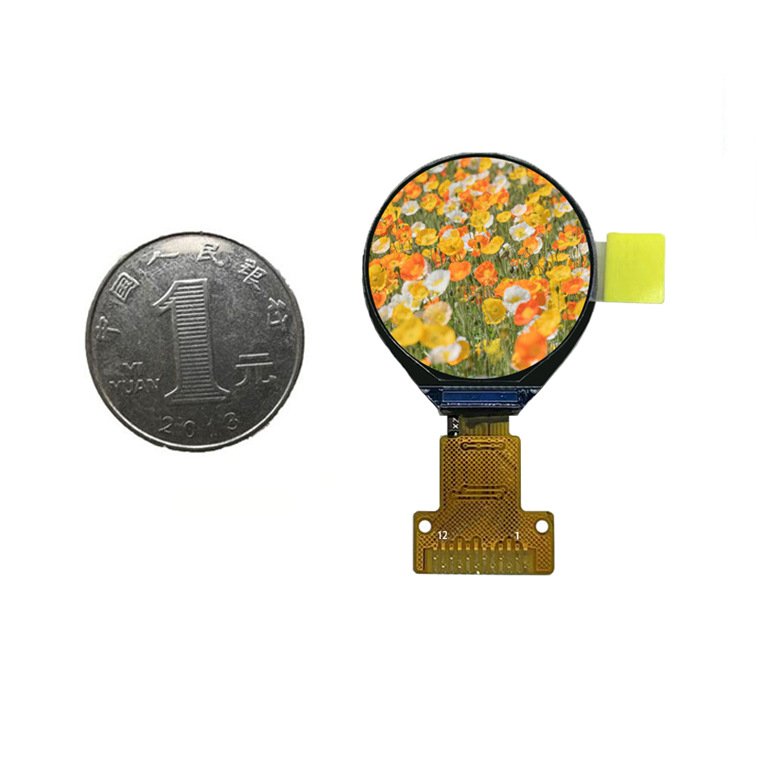 Ai Screen 0.71inch Round Tft Color 160 * 160 Display 12Pin Display Module Gc9D01