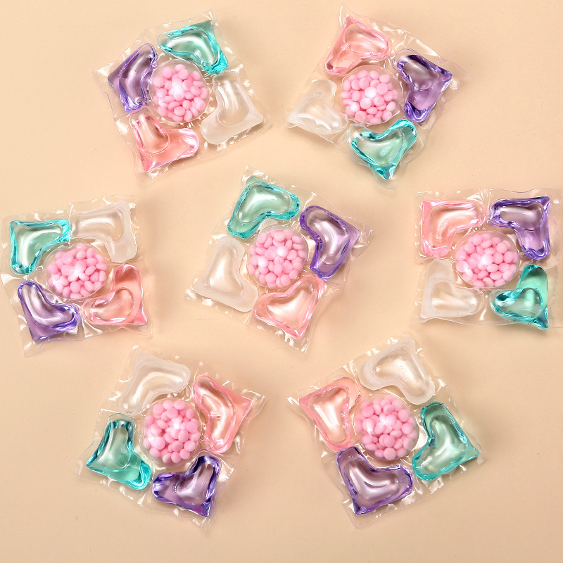 Гель для стирки в капсулах с длительной ароматизацией, пять в одном, мягкие, многофункциональные, концентрированный стиральный порошок, оптовая продажа