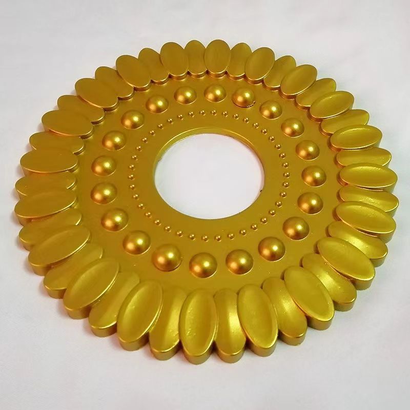 European-style decorative flower background wall decorative ceiling corner flower hollow carved PS decorative material ceiling corner flower ceiling