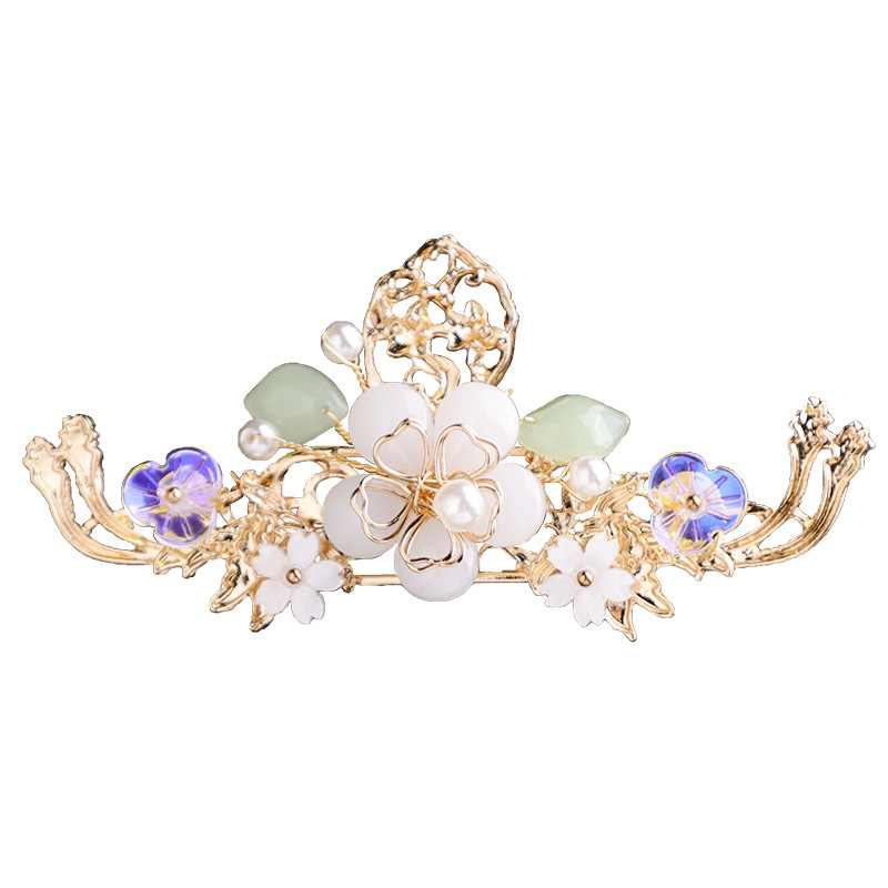 Han Dynasty Hair Crown, Ancient Style, Tang Style, Ming Dynasty and Song Dynasty, Ancient Costume Hair Accessories for Women, Ball Head, Elegant Updo for Women