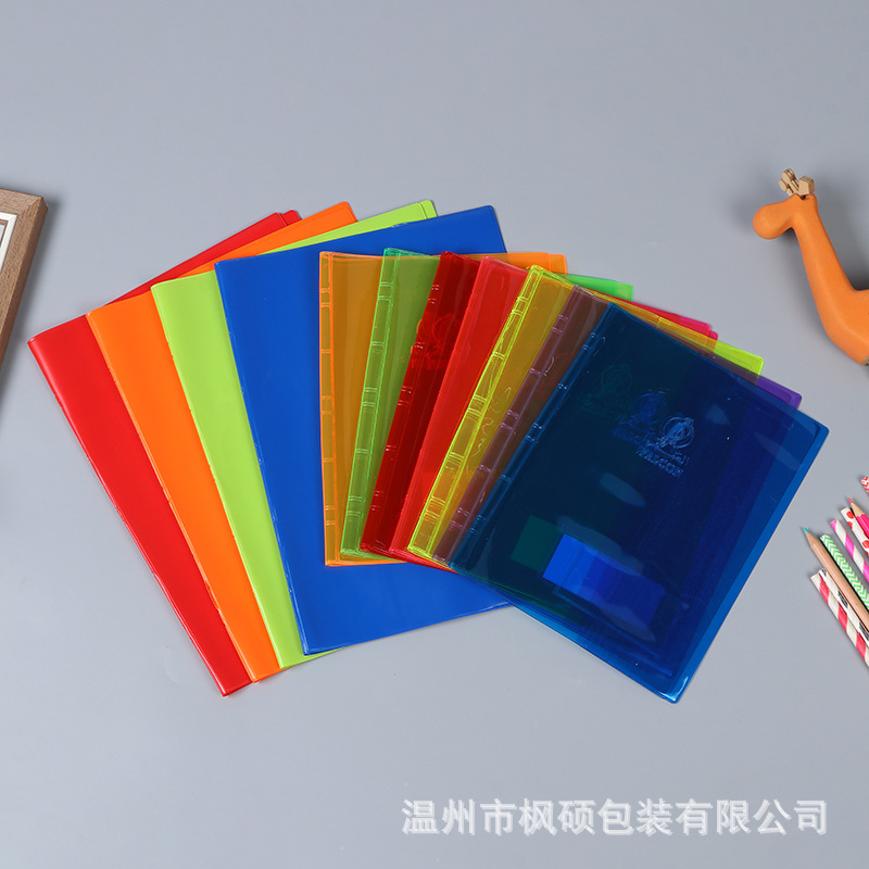 Manufacturer Customized Transparent Pvc Book Cover Eva Book Cover Tpu Book Cover Frosted Notebook Protective Cover Colorful Pe Plastic Cover