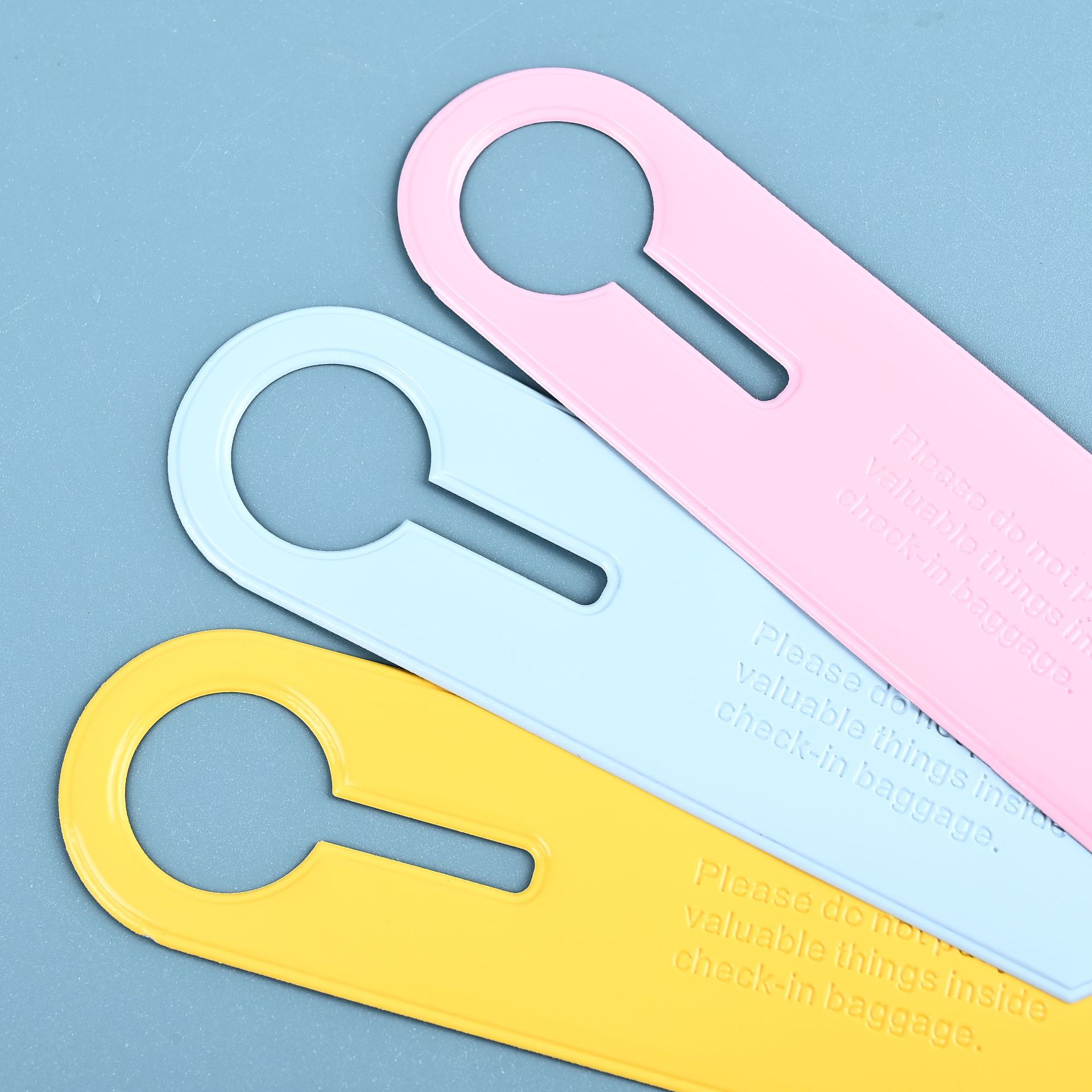 One-piece luggage tag check-in boarding pass anti-loss tag identification tag conjoined long luggage tag