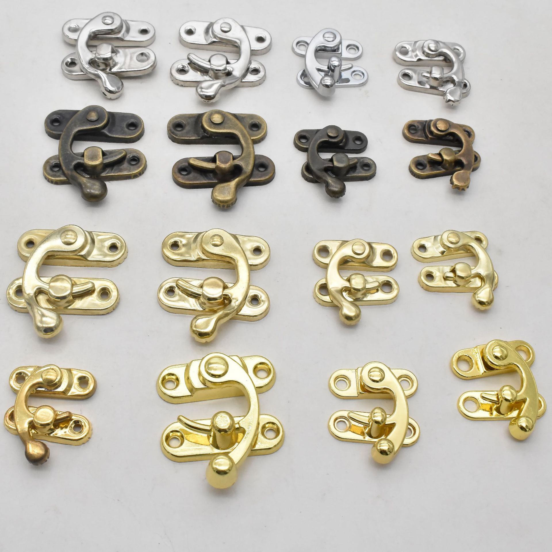 Антикварный железный замок для коробки, замок для винного бокса, скрытый замок для подарочной коробки, новый китайский стиль