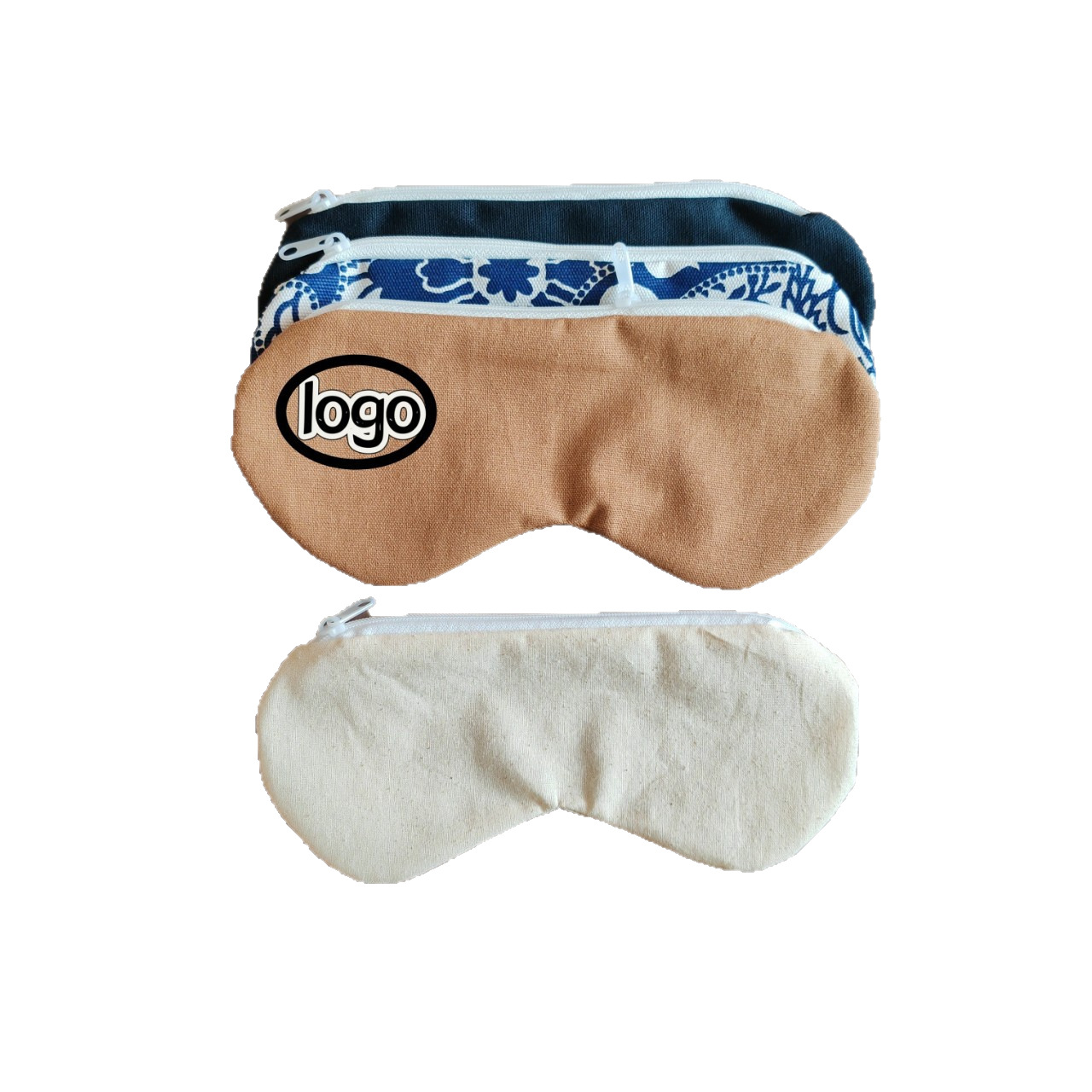 Eye Mask Fabric Processing Eye Mask Can Be Printed with Logo Size Pure Cotton DIY
