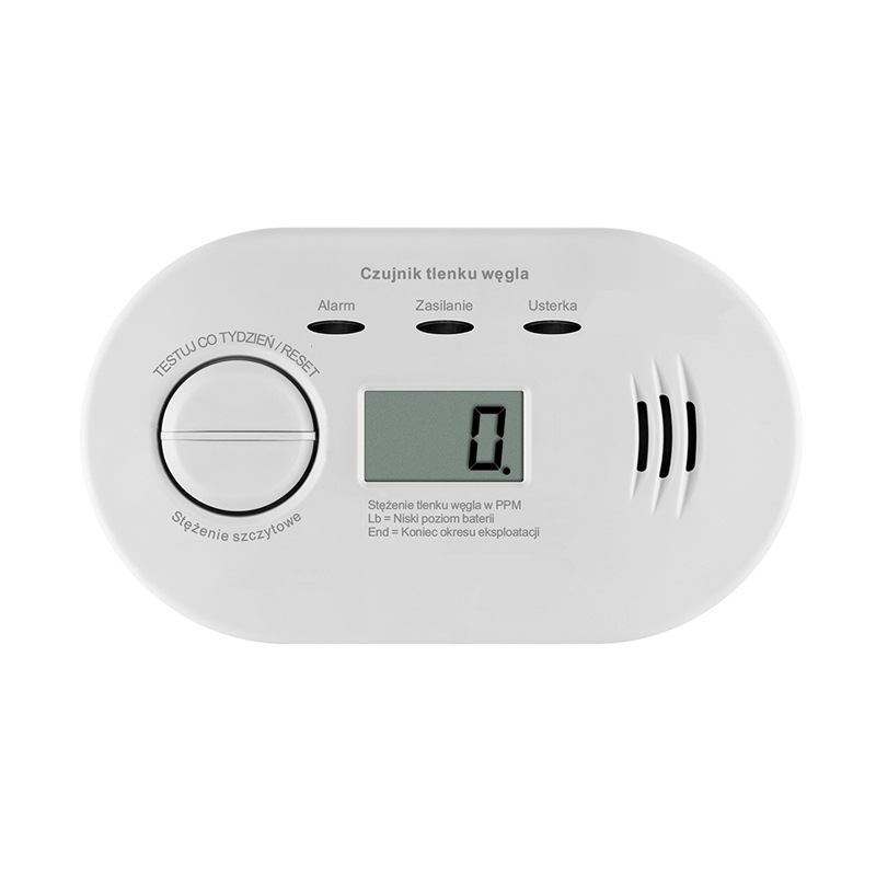Экспортный угарный газ, сигнализация CO, детектор, батарея независимый, домашняя сигнализация