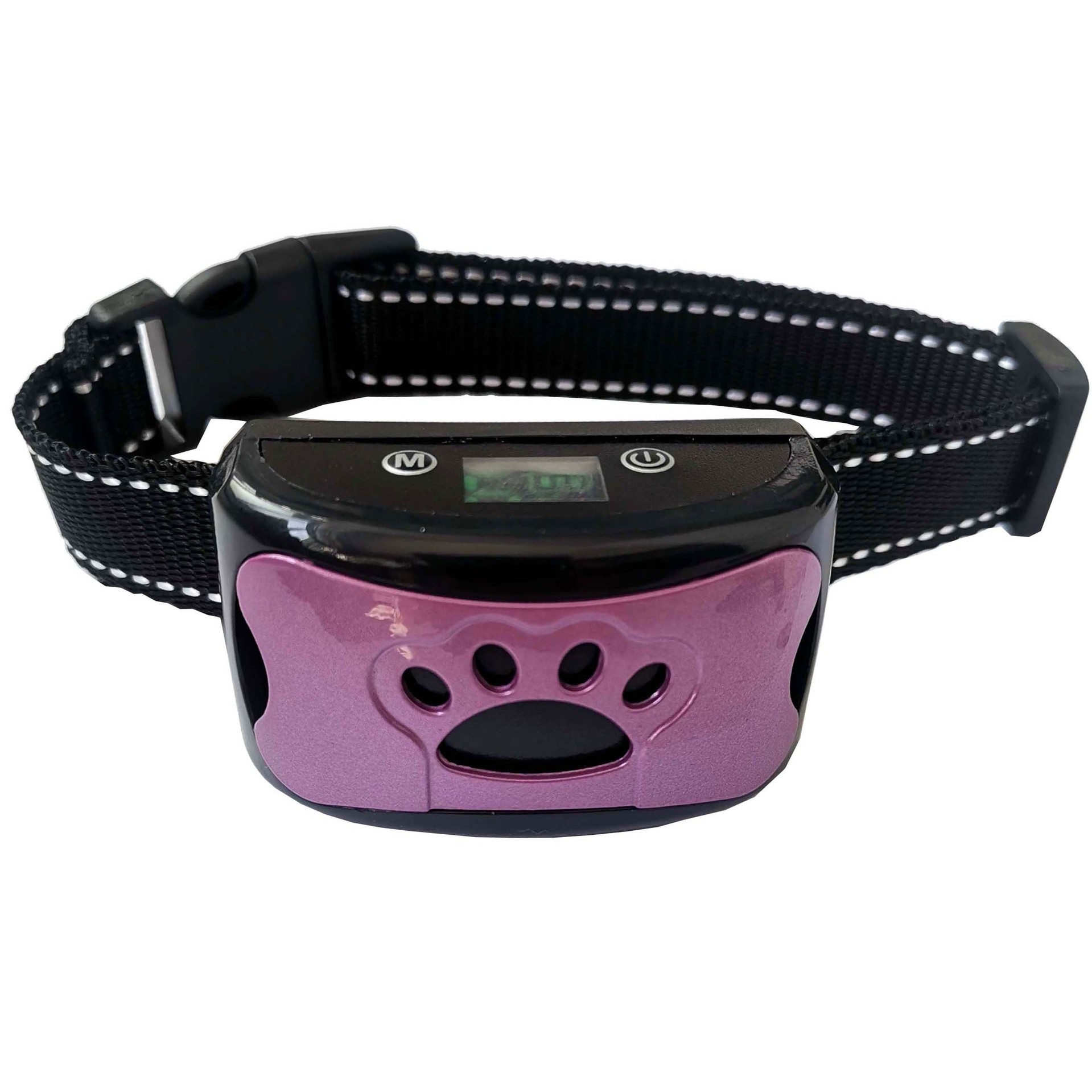 Dancing Color Screen Intelligent Hot Selling Automatic Identification Shock Vibration Electric Shock Bark Stopper Anti-Dog Bark Pet Collar for Traction