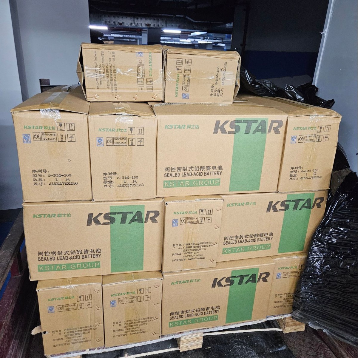 Costar 6-Fm-100 Lead-Acid Maintenance-Free Battery 12V100Ah ​​Dc Screen Ups/Eps Power Backup