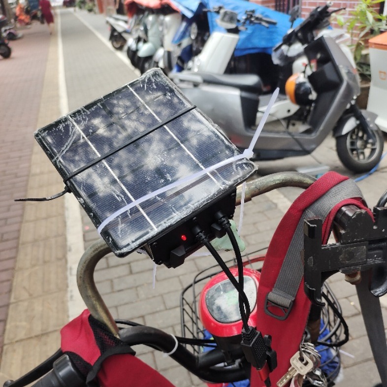 Electric Vehicle Product Head Fixed Non-Charger Solar Toy Maintenance Small Battery Solar Panel Environmentally Friendly Photovoltaic