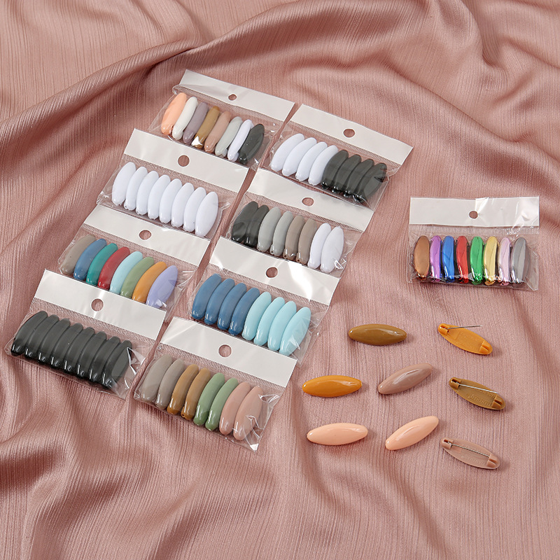 Cross-border New Anti-glare suit Pin Fixed Clothes Scarf Headscarf Women's Collar Needle Accessories Cardigan Pin Button