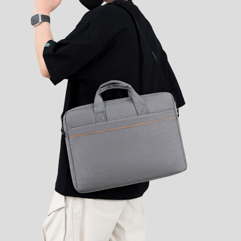Laptop Shoulder Bag 15-16inch Men's Laptop Bag Large Capacity Business Briefcase Inner Sleeve Storage