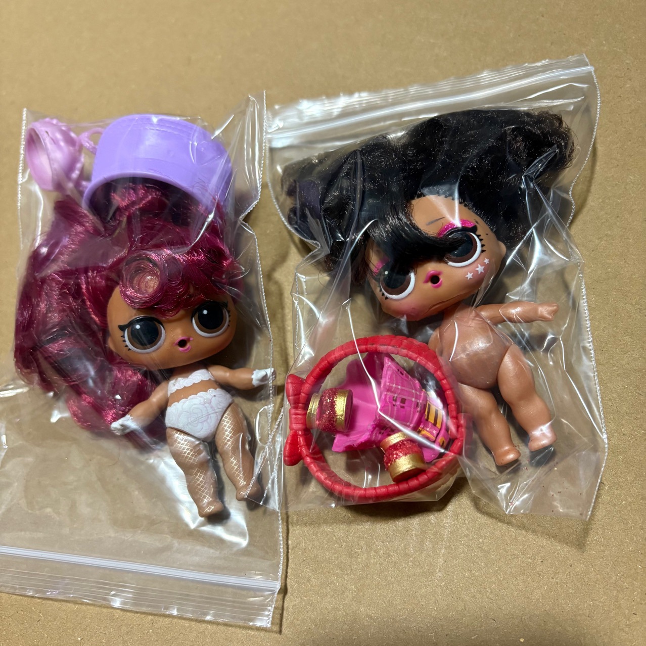 Bulk Hair-Planting Doll Set with Random Matchinging Clothes, Shoes and Accessories, about 8cm