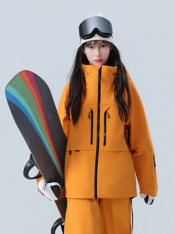 Ski Jacket for Women and Men, Snowboard Waterproof Thickened Fully Taped Professional Snow Suit Set 3L New Winter Model
