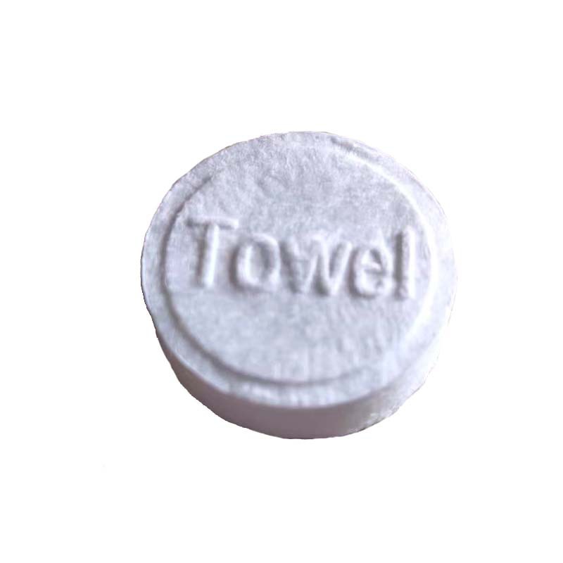 Compressed towel large wholesale hotel travel portable makeup remover cleansing towel disposable face towel transparent packaging