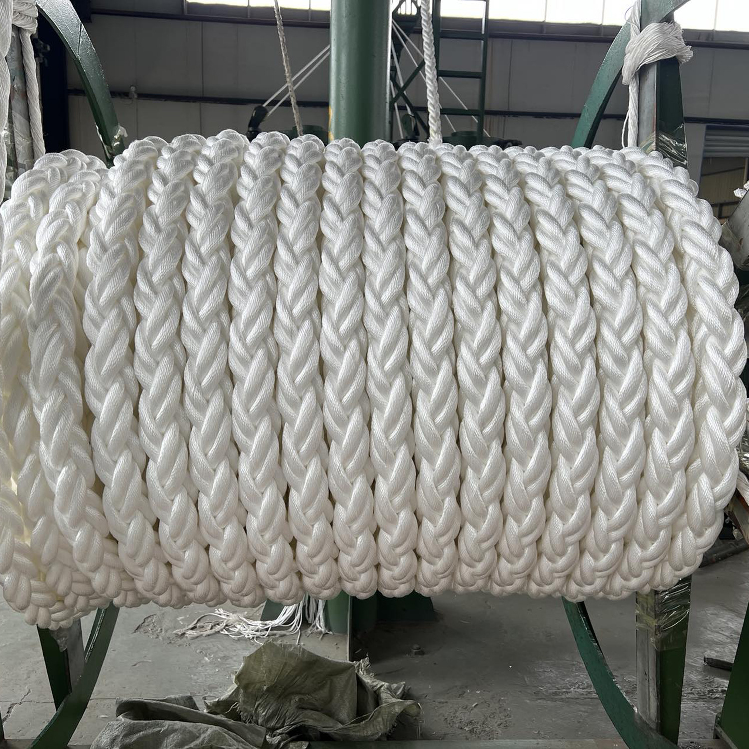 Eight-Strand Polyester Polyolefin Rope Braided Rope Ultra-High Molecular Weight Polyethylene Rope 8-Strand Polypropylene Nylon Rope Manufacturer