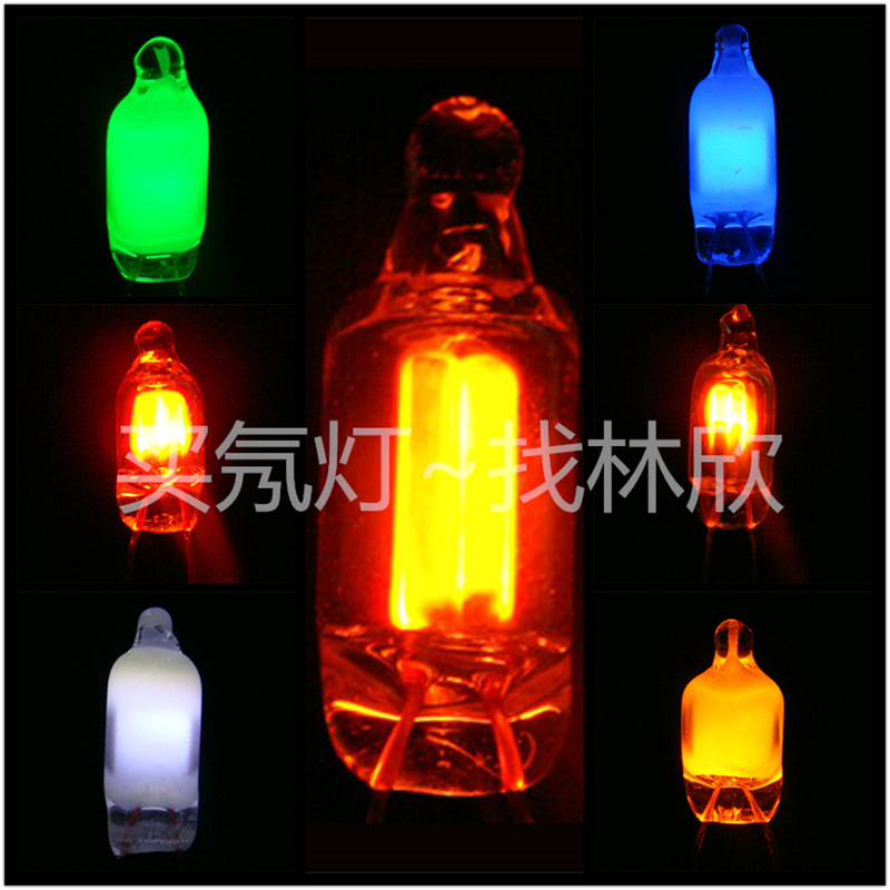 Lin Xin Electronics F6 неоновая лампа 6*22 красная неоновая лампа Ne-2 электрическая тестовая лампа 110V220V