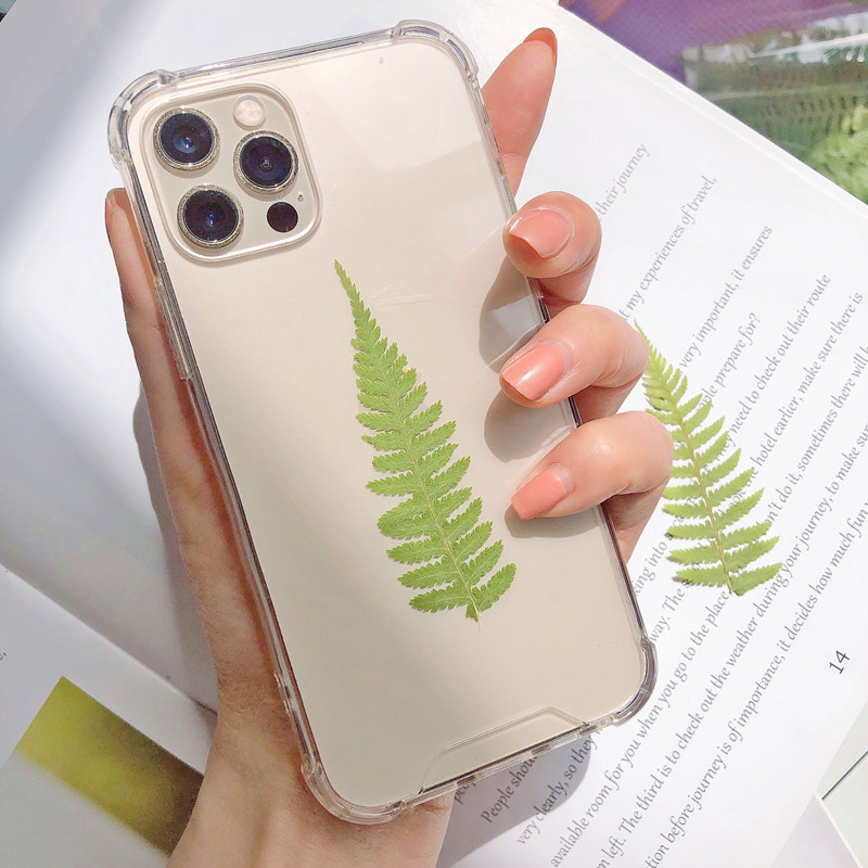 Monkey Leg Fern Real Leaf Plant Embossed DIY Dropping Glue Phone Case Photo Frame Bookmark Face Decal Decoration Material Bag