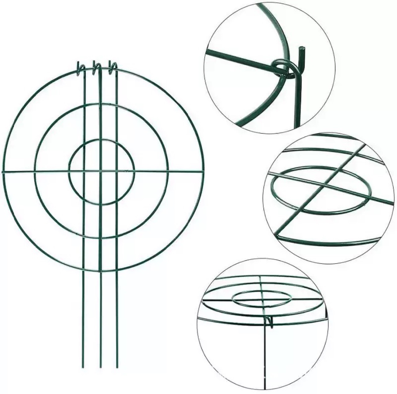 Cross-Border Plant Climbing Frame Hydrangea Rose Flower Stand Creative Climbing Frame Gardening Stand Fixed Rod Source Factory