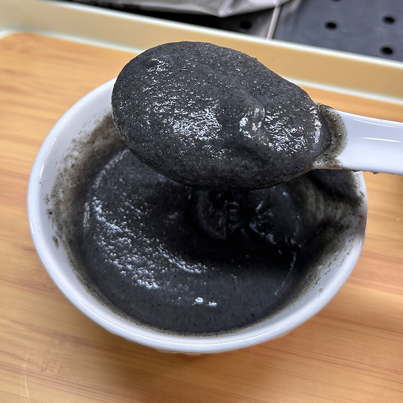 Southern Black Sesame Paste 2kg with Sugar, Original Flavor, Ready-To-Eat Instant Breakfast Drink, Pastry Filling, Bulk Package