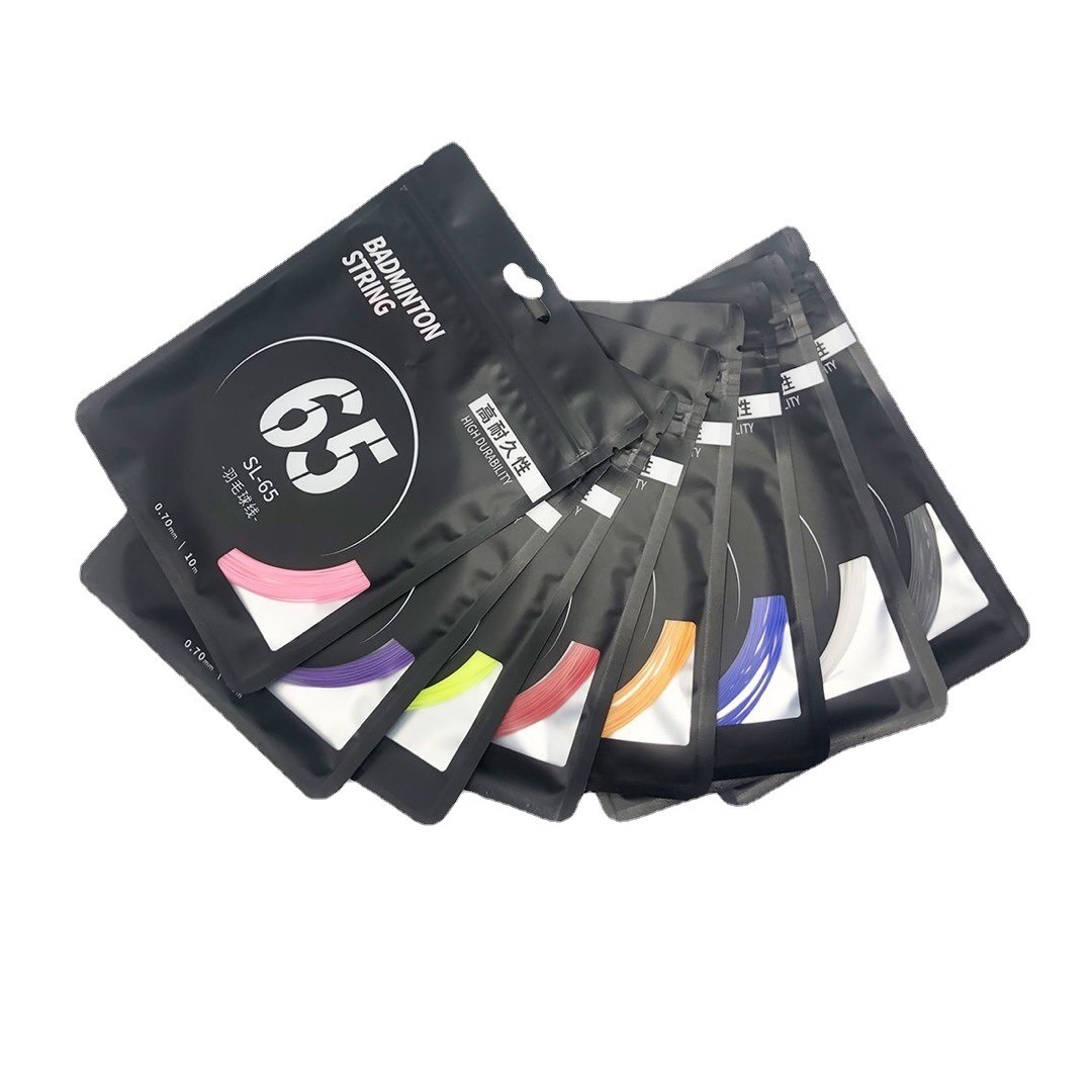 Badminton line combination factory wholesale 65 line 18-30 pounds beat line mesh line resistant to high elastic nylon fiber