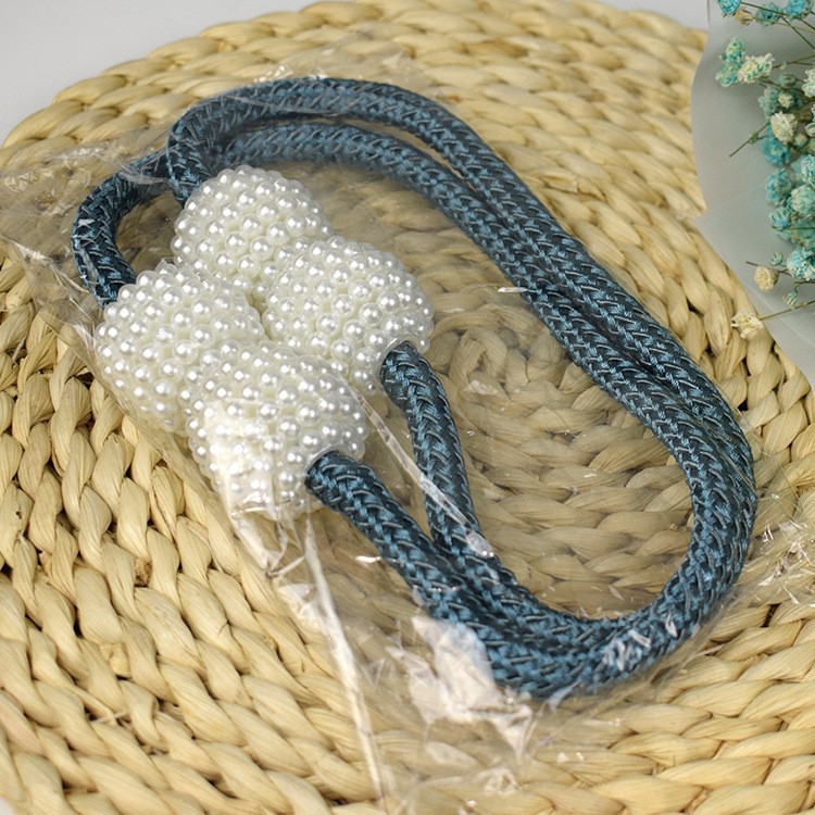 Cross-border Amazon New Simple Pearl Magnetic Buckle Strap Personalized Creative Pearl Magnetic Buckle Punch-free Strap