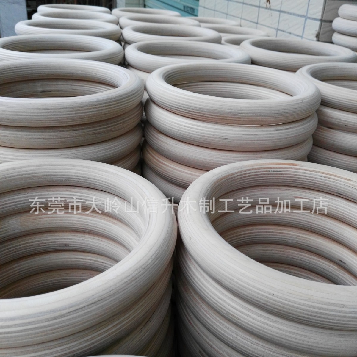 Factory direct sales gymnastics sports rings children's entertainment wood rings wooden rings