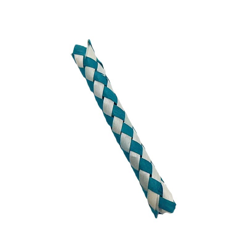 Cross-Border Bird Toys Parrot Chewing to Relieve Boredom Toys Handmade Wooden Colorfulful Braided Tube Accessories Bird Cage Accessories