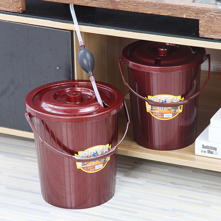 Tea Table Trash Can, Kung Fu Tea Bucket, Tea Tray Waste Water Bucket, Tea Bucket, Tea Residue Bucket, Drainage Pipe, Tea Set Accessories, Drainage Bucket