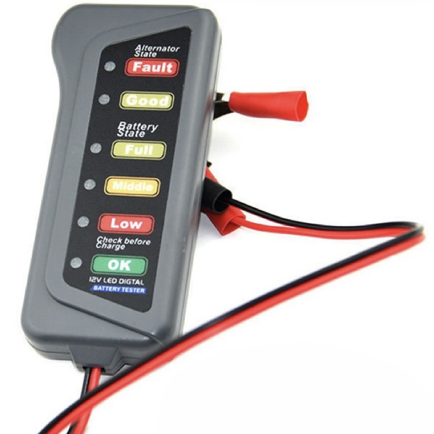 Car 12V battery tester battery tester motorcycle battery car battery detector