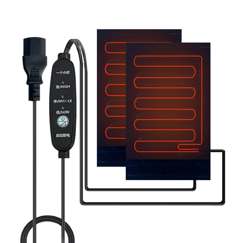 Electric Vehicle Electric Heated Handlebar Cover Integrated Winter Cycling Warm and Anti-Freeze Artifact Anti-Slip Handlebar Cover Universal