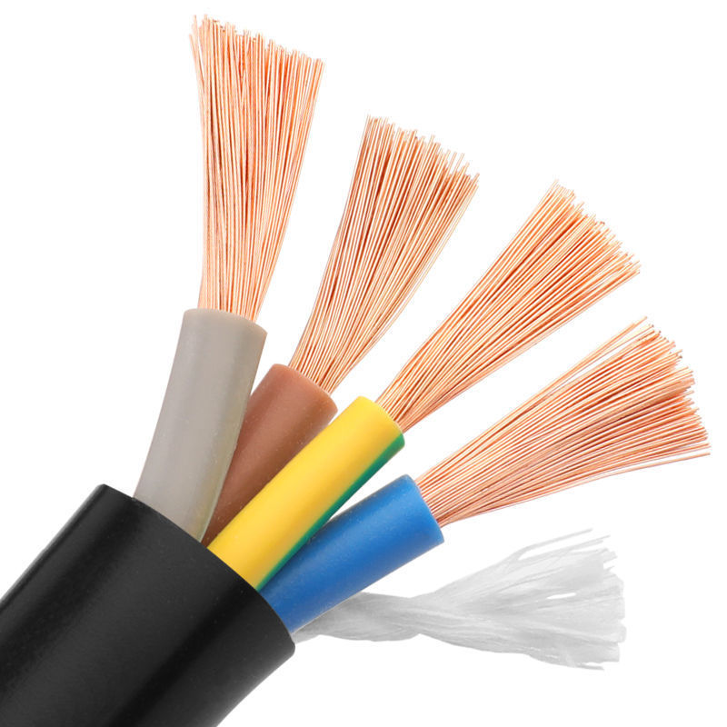 National Standard Soft Cable Two-Core Three-Core Two-Phase Three-Phase Outdoor 2.5 4 6 Square Household Sheathed Wire