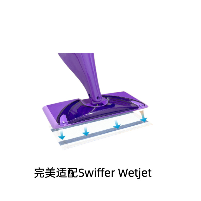 Suitable for Swiffer Wetjet Disposable Flat Mop Replacement Pad Floor Cleaning Mop Cloth