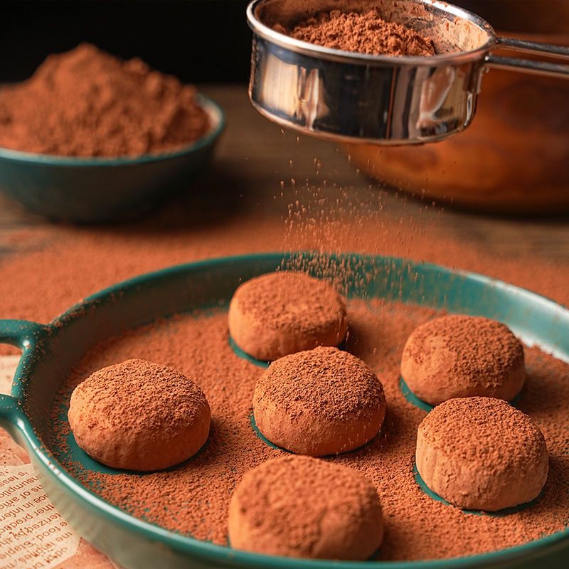 Hefeng Qiaofu Tuan Chocolate Burst Flowing Heart Snow Mei Niang Dafu Glutinous Rice Cemi Net Celebrity Breakfast Snack Food