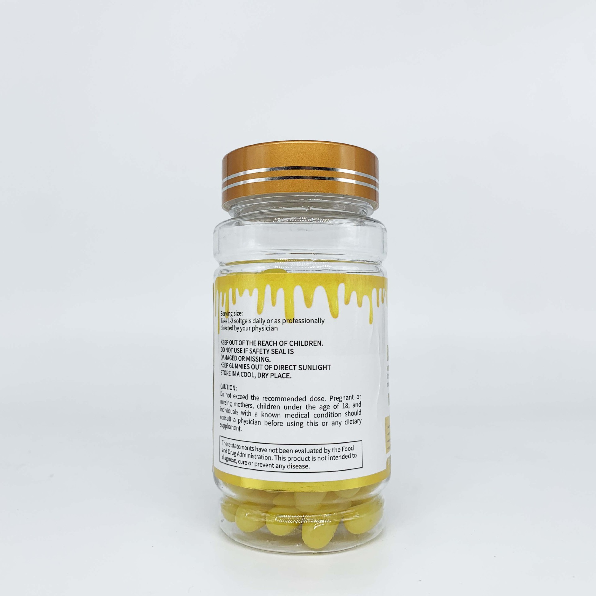 Amazon cross-border trade royal jelly soft capsule 1000mg middle-aged and elderly people regulating immunity royal jelly capsule