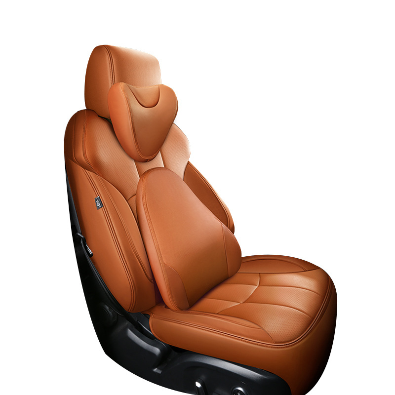 Leather car seat cover fully enclosed special car seat cover new models four seasons seat cover original car texture women