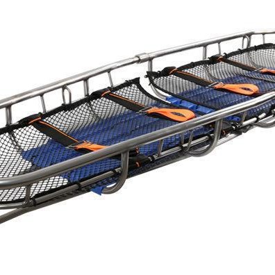 Mummy Split Basket Stretcher Rescue High-Altitude Firefighting Detachable Injured Person Rescue Stainless Steel Stretcher