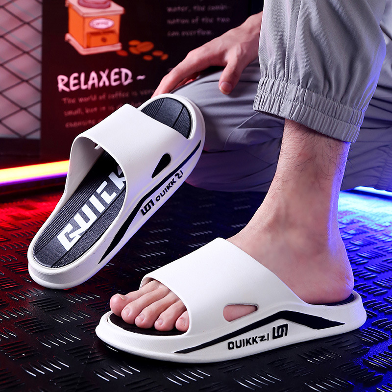 2024 New Slippers, Non-Slip High-End Slippers, Men's Outer Wear, Fashionable Thick-Soled Summer Super Soft-Soled Sandals