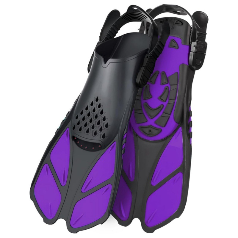 Factory wholesale adult flippers shoelaces adjustable diving flippers swimming flippers diving frog shoes mermaid flippers