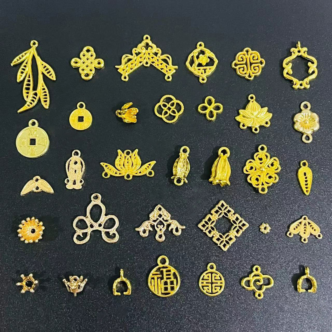 Разнообразие коллекции DIY антикварные заколки аксессуары сплав кисточка подвеска свадебные аксессуары для волос оптом